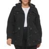 imageLevis Womens Lightweight Cotton Military Jacket Standard ampamp Plus SizesDark Black