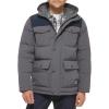 imageLevis Mens Arctic Cloth Quilted Lined Performance ParkaCharcoalNavy
