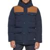 imageLevis Mens Arctic Cloth Quilted Lined Performance ParkaNavyWorker Brown
