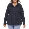 imageLevis Womens Lightweight Cotton Military Jacket Standard ampamp Plus SizesNavy