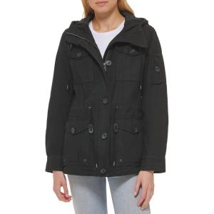 imageLevis Womens Lightweight Cotton Military Jacket Standard ampamp Plus SizesBlack