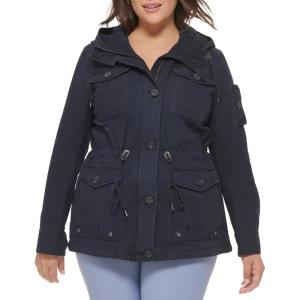 imageLevis Womens Lightweight Cotton Military Jacket Standard ampamp Plus SizesNavy