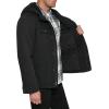 imageLevis Mens Legacy Washed Cotton Hooded Military JacketBlack