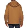 imageLevis Mens Legacy Washed Cotton Hooded Military JacketWorker Brown