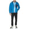 imageLevis Mens WaterResistant Soft Shell Active Hooded JacketBlue
