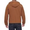 imageLevis Mens WaterResistant Soft Shell Active Hooded JacketBrown