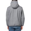 imageLevis Mens WaterResistant Soft Shell Active Hooded JacketHeather Grey