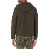 imageLevis Mens WaterResistant Soft Shell Active Hooded JacketOliveBlack