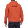 imageLevis Mens WaterResistant Soft Shell Active Hooded JacketOrangeNavy