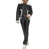 imageLevis Womens Breanna Faux Fur Puffer Jacket Standard ampamp Plus SizesBlack Faux Leather Sherpa Pocket