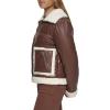 imageLevis Womens Breanna Faux Fur Puffer Jacket Standard ampamp Plus SizesBrown Faux Leather Sherpa Pocket