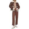imageLevis Womens Breanna Faux Fur Puffer Jacket Standard ampamp Plus SizesBrown Faux Leather Sherpa Pocket