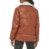 imageLevis Womens Breanna Faux Fur Puffer Jacket Standard ampamp Plus SizesCamel Faux Fur Trimmed Moto