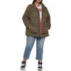 imageLevis Womens Four Pocket Cotton Military JacketOlivePink