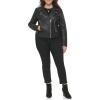 imageLevis Womens Vegan Leather 538 Moto Jacket Regular ampamp Plus SizeBlack