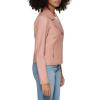 imageLevis Womens Vegan Leather 538 Moto Jacket Regular ampamp Plus SizeCameo Pink