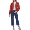 imageLevis Womens Vegan Leather 538 Moto Jacket Regular ampamp Plus SizeDeep Red