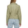 imageLevis Womens Vegan Leather 538 Moto Jacket Regular ampamp Plus SizeGrnCha