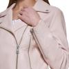 imageLevis Womens Vegan Leather 538 Moto Jacket Regular ampamp Plus SizePeach Blossom
