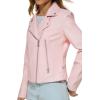 imageLevis Womens Vegan Leather 538 Moto Jacket Regular ampamp Plus SizeRose Quartz