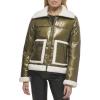 Pearlized Olive Sherpa Pocket