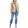 imageLevis Womens Four Pocket Cotton Military JacketKhakiLime