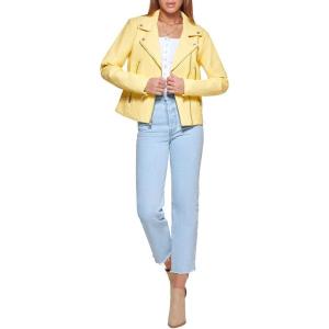 imageLevis Womens Vegan Leather 538 Moto Jacket Regular ampamp Plus SizePopcorn
