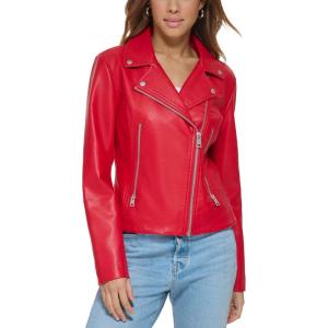 imageLevis Womens Vegan Leather 538 Moto Jacket Regular ampamp Plus SizeRed