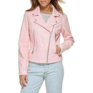 imageLevis Womens Vegan Leather 538 Moto Jacket Regular ampamp Plus SizeRose Quartz