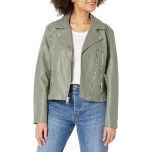 imageLevis Womens Vegan Leather 538 Moto Jacket Regular ampamp Plus SizeSage