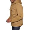 imageLevis Mens Washed Cotton Hooded Military Jacket Regular ampamp Big ampamp Tall SizesKhaki