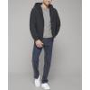 imageLevis Mens Workwear Cotton Canvas Hooded Bomber Jacket Regular ampamp Big ampamp Tall SizesBlack Welt Pockets Sherpa