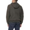 imageLevis Mens Workwear Cotton Canvas Hooded Bomber Jacket Regular ampamp Big ampamp Tall SizesOlive Welt Pockets Sherpa