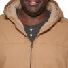 imageLevis Mens Workwear Cotton Canvas Hooded Bomber Jacket Regular ampamp Big ampamp Tall SizesTan