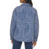 imageLevis Womens Diamond Quilted Lightweight Shirt JacketFaded Blue Bandana