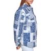 imageLevis Womens Diamond Quilted Lightweight Shirt JacketPaisley Patchwork
