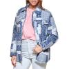 imageLevis Womens Diamond Quilted Lightweight Shirt JacketPaisley Patchwork