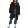 imageLevis womens Long Length Patchwork Quilted Teddy CoatBlack