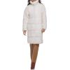 imageLevis womens Long Length Patchwork Quilted Teddy CoatCream