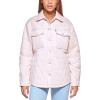 imageLevis Womens Diamond Quilted Lightweight Shirt JacketPeach Blush