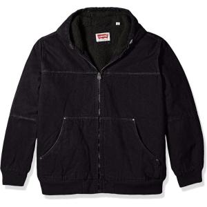 imageLevis Mens Workwear Cotton Canvas Hooded Bomber Jacket Regular ampamp Big ampamp Tall SizesNavy