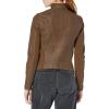 imageAndrew Marc Womens Asymmetrical Felix Leather Moto JacketSepia