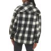 imageLevis Womens Casual Fashion Shirt JacketBlackCream Plaid