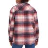 imageLevis Womens Casual Fashion Shirt JacketBurgundy Plaid