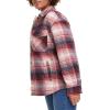 imageLevis Womens Casual Fashion Shirt JacketBurgundy Plaid