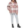imageLevis Womens Casual Fashion Shirt JacketCameo Pink Plaid