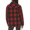imageLevis Womens Casual Fashion Shirt JacketRedBlack Plaid