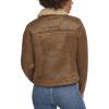 imageLevis Womens Classic Sherpa Lined Trucker JacketNew Brown Faux Shearling