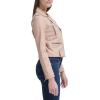 imageLevis Womens Cropped Faux Leather Motorcycle JacketBiscotti