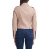 imageLevis Womens Cropped Faux Leather Motorcycle JacketBiscotti